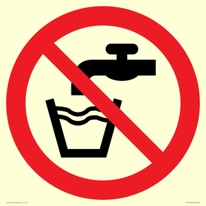 P005 Prohibition: Not drinking water